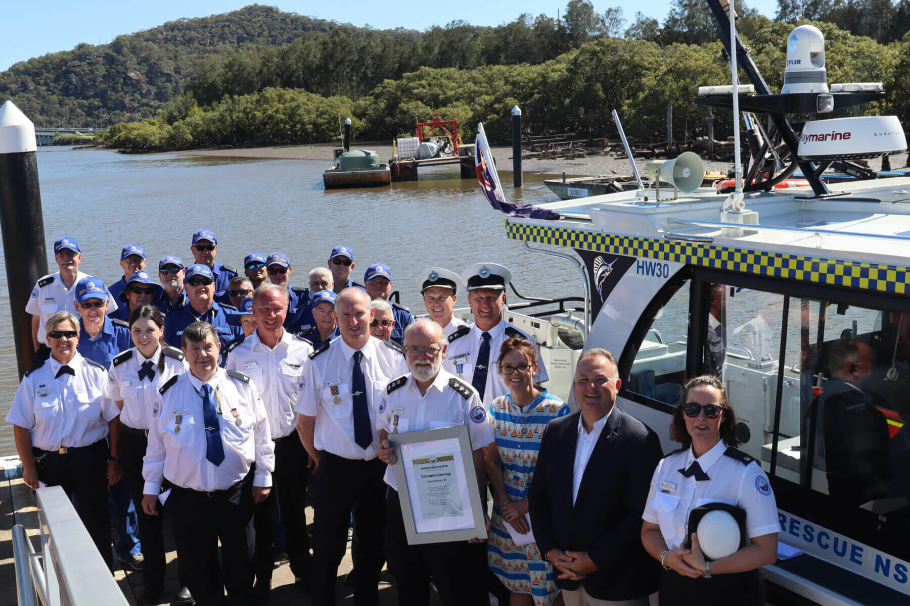 441,000 Rescue vessel boosts safety on Hawkesbury Marine Rescue NSW